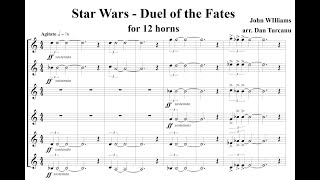 Star Wars - Duel of The Fates - for 12 horns @Surhorn