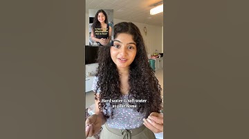How to check hard water & soft water at home ♥️ #youtubeshorts #clinicalcosmetologist