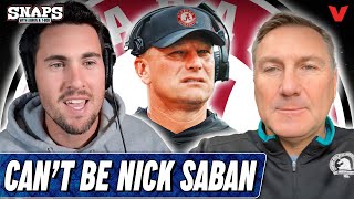 What Kalen DeBoer MUST AVOID at Alabama after replacing Nick Saban | SNAPS College Football