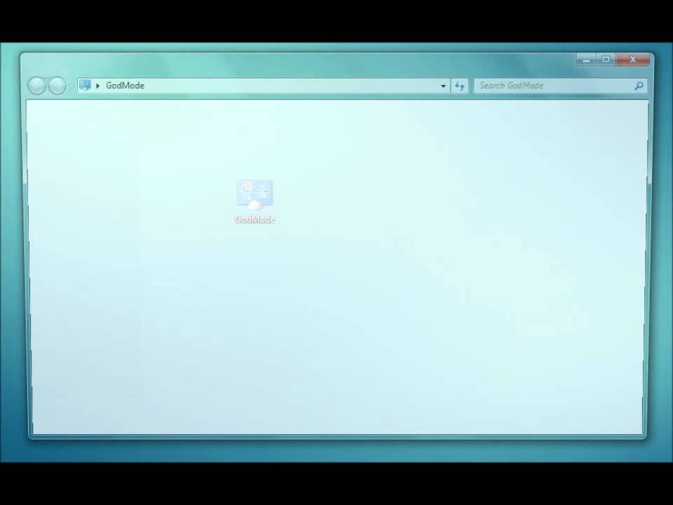 Exploring God Mode in Windows 7 YouTube
