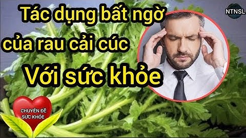 Sức khỏe: Tác dụng tuyệt vời của rau cải cúc với sức khỏe - NTN SL
