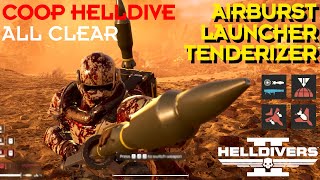 Helldivers 2 // Love me Tender(izer & Airbursts)  Terminid Coop Helldive  All Clear, No Death