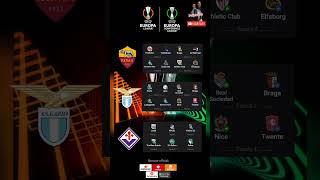 Sorteggi Europa League Conference League 202425 - Tutte Le Avversarie Delle Italiane