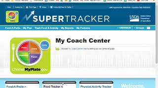 Supertracker Create profile 2018