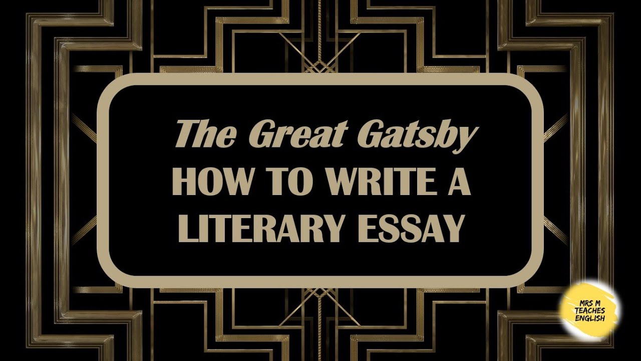 how to write a literary essay ieb