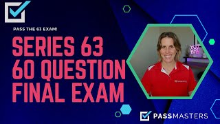 Acing Your Series 63 Final Exam! by Pass Masters 2,137 views 6 months ago 37 minutes