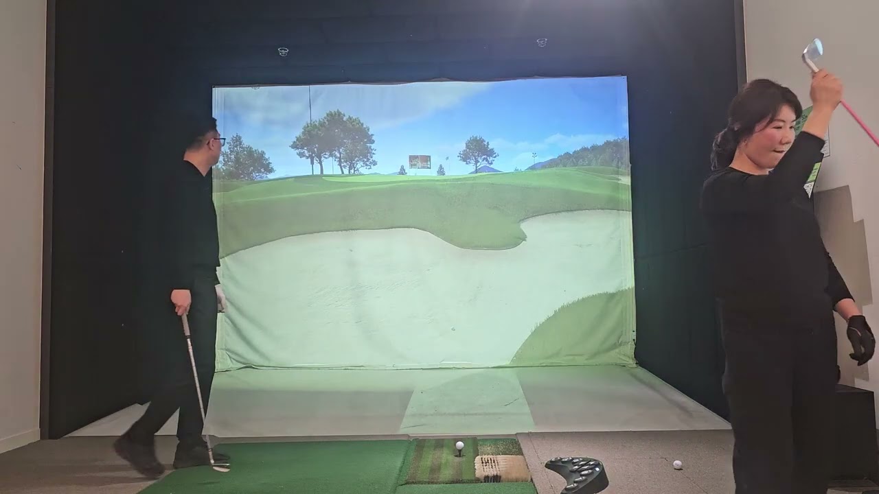 #골프존 #명량골프 #25년 12월 #우인골 화정벙 대회모드 #해운대cc  10번홀~  #with  피오나  강시원