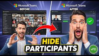 Hide Participants Microsoft Teams [Simplified]