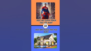 Would You Rather?#wouldyourather#quiz#shorts