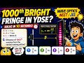 1000th Bright Fringe in YDSE 😱 | Easy Formula Trick | Wave Optics NEET Physics