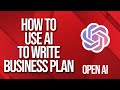 How to use ai to write business plan