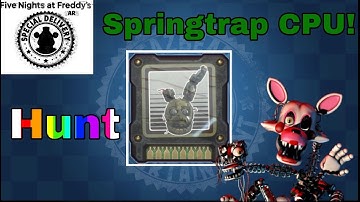LIVE FNAF AR: Hunt For Springtrap CPU & Mangle Hype