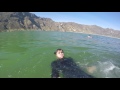 Nadando en el Quilotoa