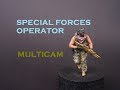 Painting 1/35 Special forces operator in Multicam