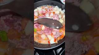 Me encanta la carne molida con papa excelente alimento