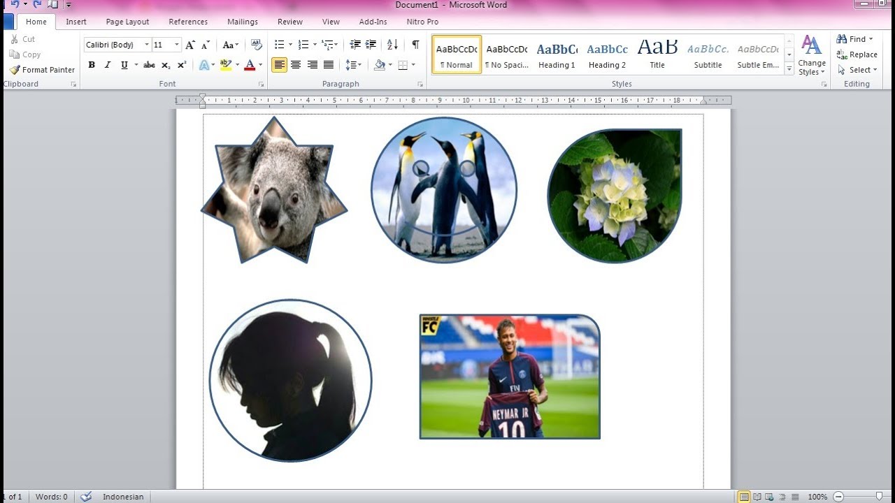 Cara Mudah Memasukkan Gambar Kedalam Objek di MS WORD ...