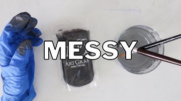 TRYING ART GRAF GRAPHITE PUTTY (KNEADABLE, WATER SOLUBLE, AND MESSY!)