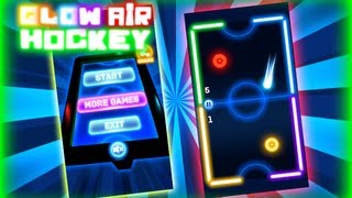 Glow Air Hockey Android Gameplay #2 screenshot 3