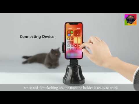 عصا سيلفي ذكية بخاصية الدوران 360 درجة تتبع الوجه التلقائي تتبع الكائنات كاميرا الفيديو  