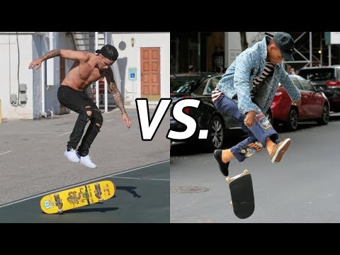 Justin Bieber Vs. Jaden Smith Skateboarding