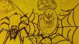 Download lagu Undead Vampire Spider Doodles for Rock Climbing Chalk Bag | 1080HD