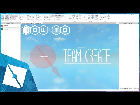 Roblox Tutorial How To Team Create With Your Friends Old Youtube - roblox studio unable to open place team create