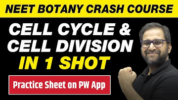 CELL CYCLE & CELL DIVISION in One Shot - All Theory, Tricks & PYQs Covered | Class 11 | NEET