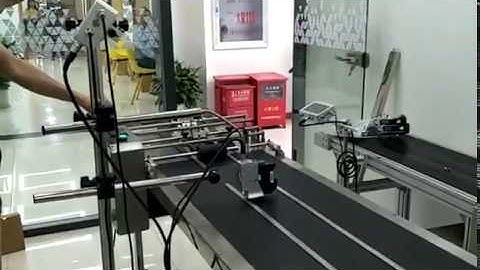 PET Plastic Packaging Bag Print Exp Date Serial Number via Meenjet Mx1 Expiry Date Printing Machine