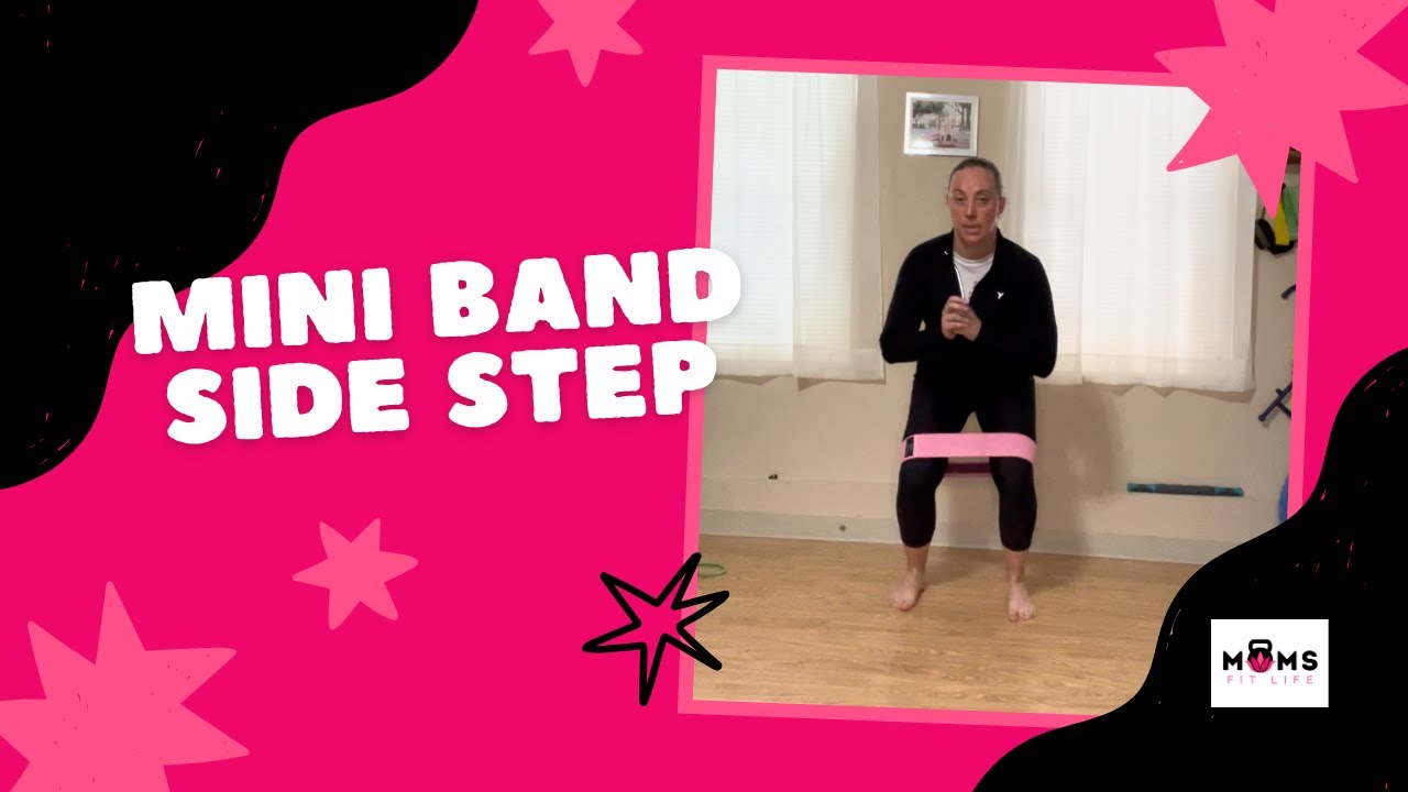 Mini Band Squat Steps - YouTube
