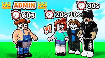 MOST TIME IN GAME GETS ADMIN