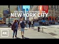 [4K] NEW YORK CITY - 42nd Street, Grand Central Terminal and 34th Street, Midtown Manhattan, Travel