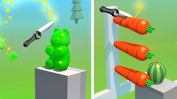 Slice it All 3D game in MAX LEVEL 🥳| ASMR Cutting | Level 253 - 257 | ASMR SLICING GAMEPLAY