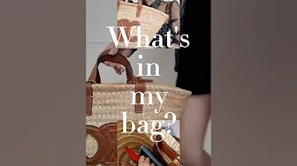 What’s in my bag? summer ver. 🧺🤎 #バッグの中身 #whatsinmybag