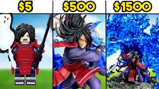 $5 VS $500 VS $1500 for Madara Uchiha | Cheap VS Expensive | Naruto Collectibles