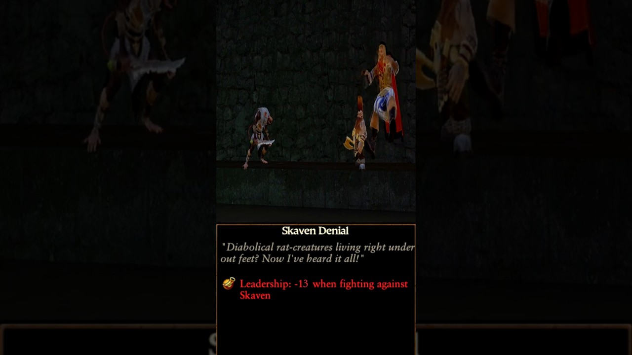 When a Man in the Empire see a Skaven for the FIRST Time in His Life