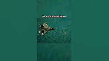 The 4 most stealthy fighters #aviation #avgeek