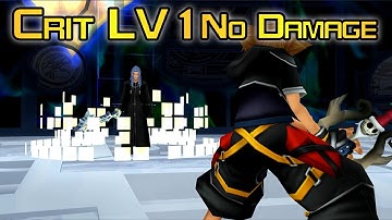 Data Saïx No Damage (Level 1 Critical Mode) - Kingdom Hearts 2 Final Mix