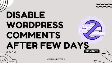 Automatically disable comments on WordPress post after few days | Beginners Tutorial