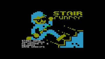 MiSTer (FPGA) ZX81: Added color to a game (Stair Runner)