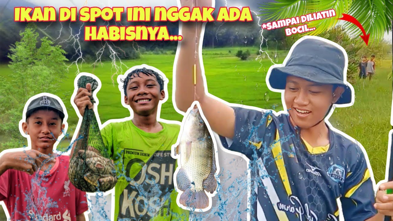 IKAN DI SPOT INI NGGAK ADA HABISNYA,WALAUPUN SERING DIPANCING ORANG‼️