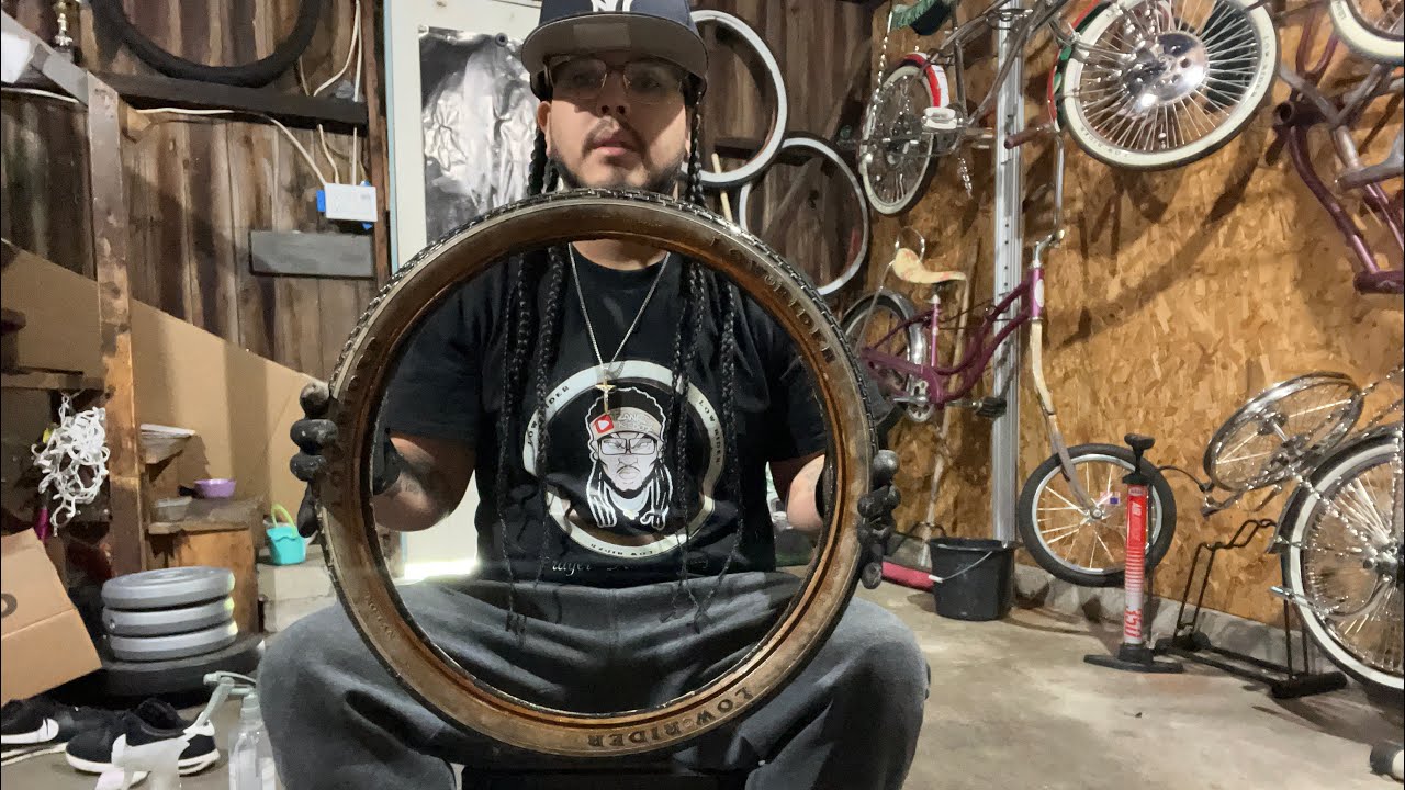 HOW TO CLEAN white wall tires(lowrider bike tutorial) YouTube