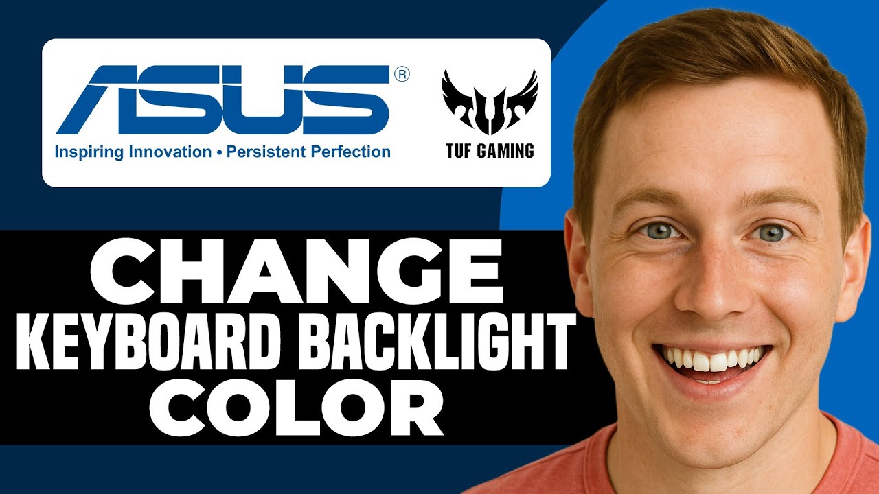 How To Change Keyboard Backlight Color On ASUS TUF (Step By Step) - YouTube
