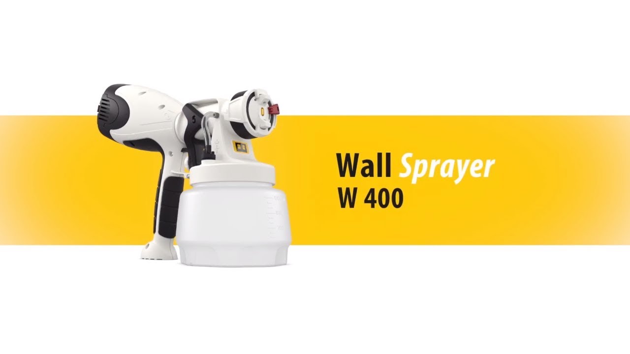 hoofdstad Ontoegankelijk Goot WAGNER Wall Sprayer W 400 | Instructie - YouTube