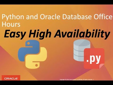 Easy High Availability with the cx_Oracle Python driver