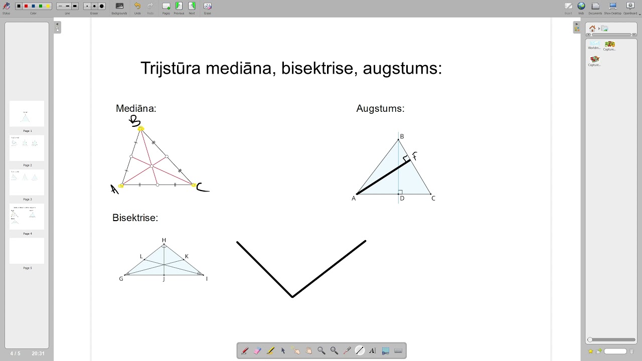 Trijstūri un to īpašības