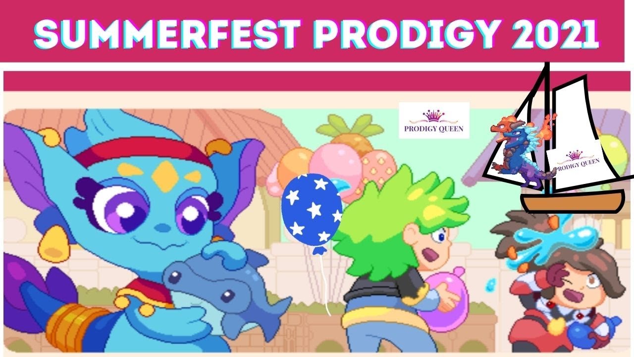 PRODIGY MATH GAME Prodigy Summerfest 2021 & Sneak peek Prodigy July