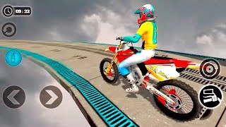 Impossible Motor Bike Tracks 3D #Dirt Motor Cycle Racer Game #Bike Game To Play screenshot 3