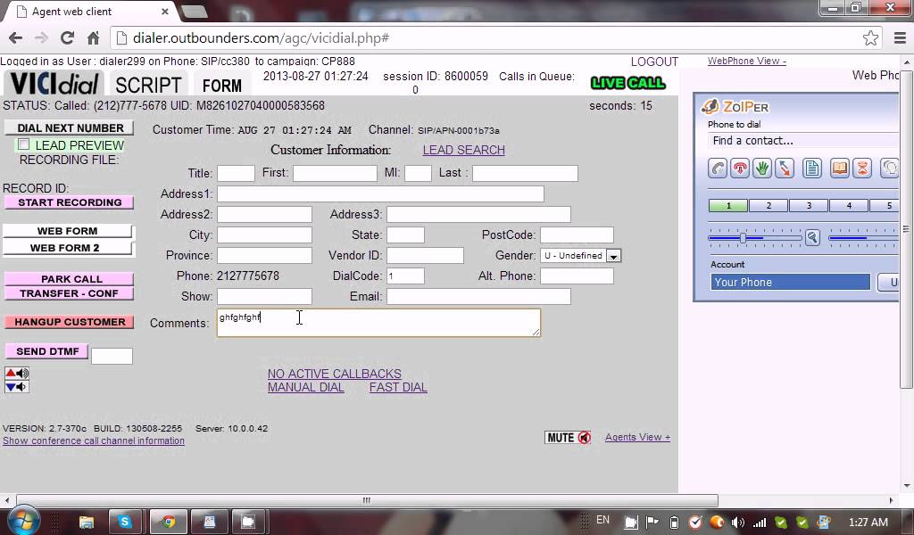 agent dialer tutorial