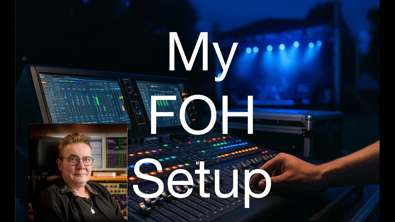 This is my setup for mixing an opera