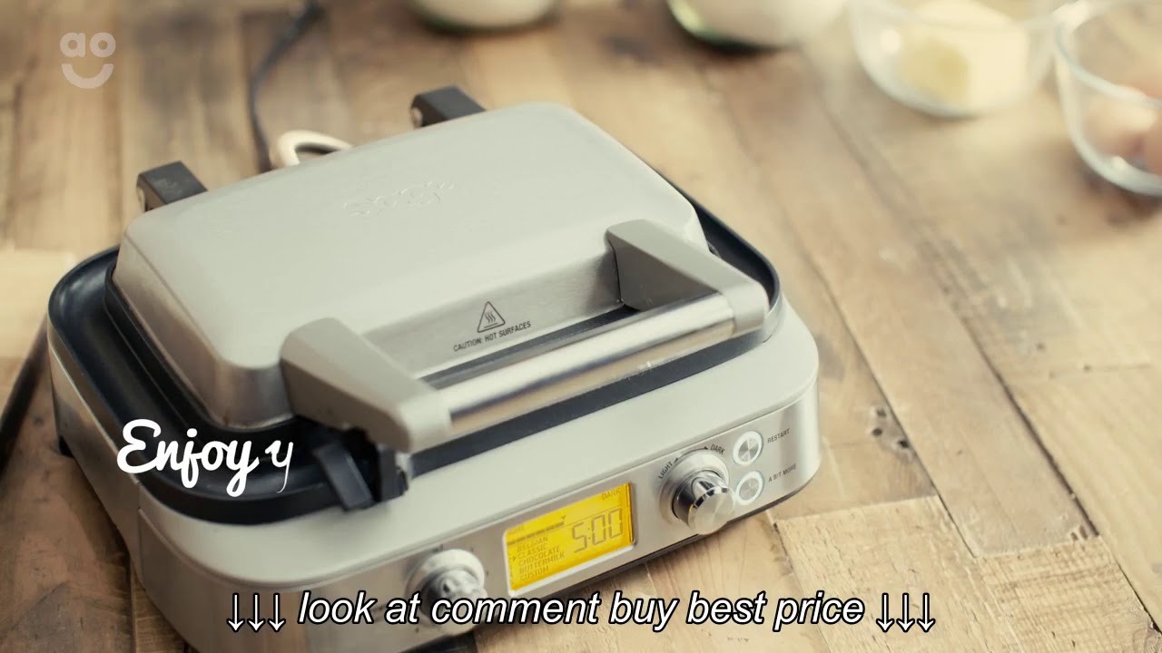 Sage By Heston Blumenthal BWM620UK The Smart Waffle Maker ao com YouTube